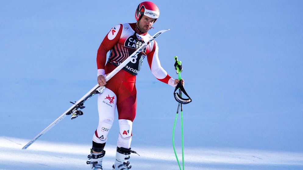 Crashes on the Lauberhorn. Kriechmayr with a stroke of luck - end of season for Giezendanner