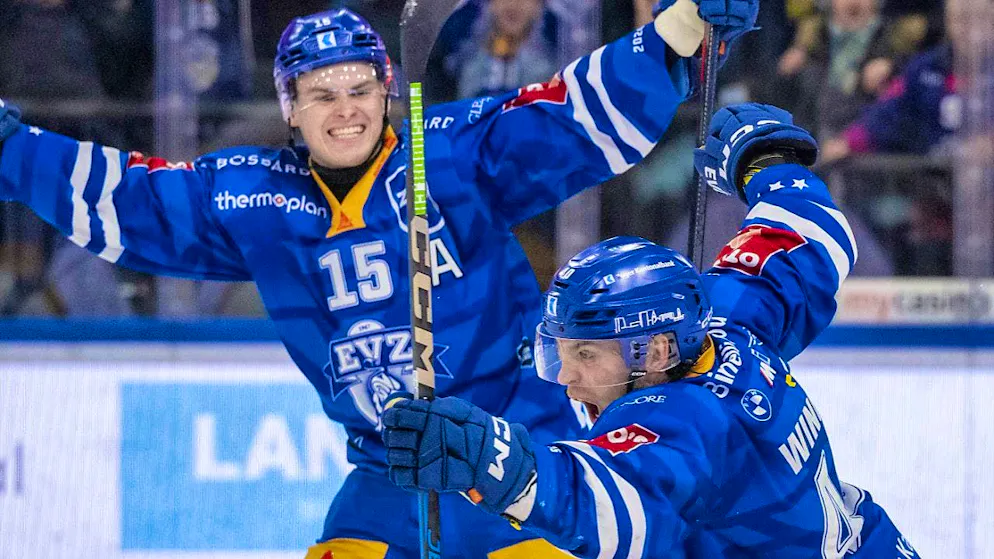 Kloten can do it without Aaltonen - Gallery. When it's on, it's on: Zug's Grégory Hofmann celebrates his sixth win in a row against the SCL Tigers