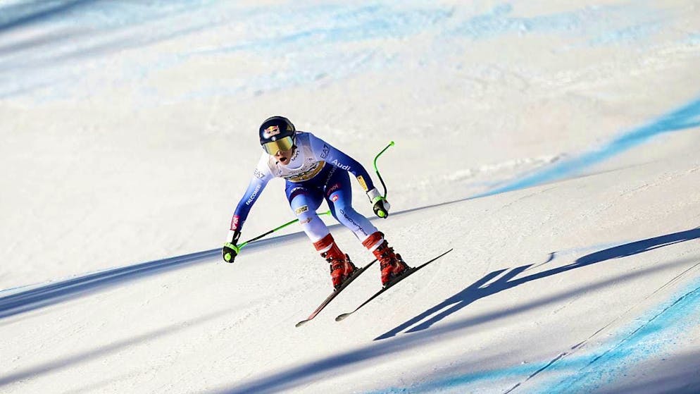 Sofia Goggia is on the verge of her fourth downhill victory in Cortina