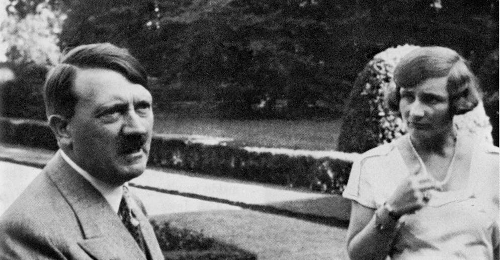 Hitler con la sua amica britannica Unity Mitford