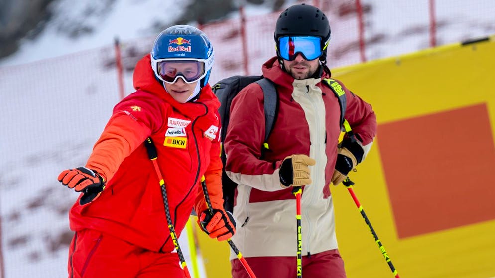 Je drei Abfahrts-Siege am Lauberhorn. Odermatts Dank an Beat Feuz: «Er hat mir den ganzen Abfahrtsport gezeigt»