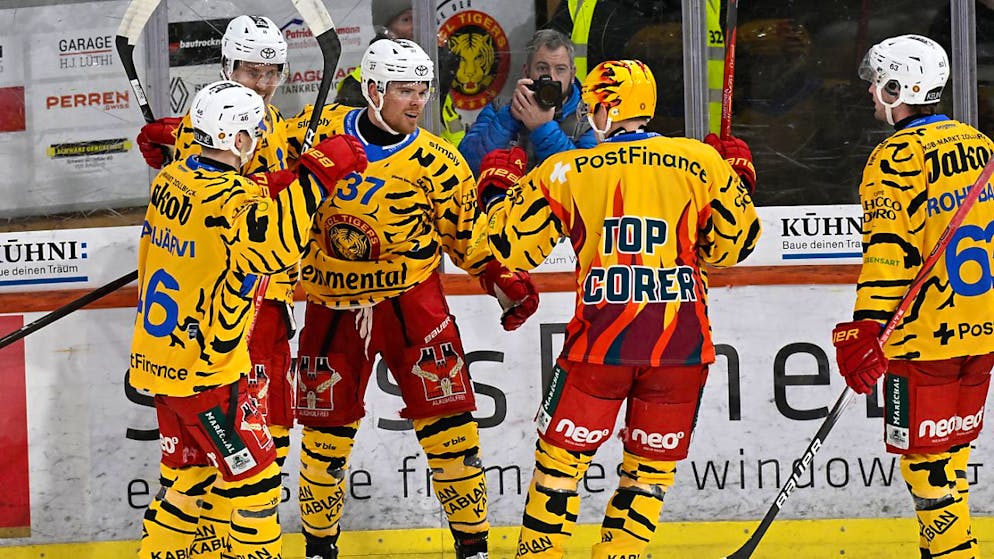 Die SCL Tigers haben endlich wieder Grund zum Jubeln.