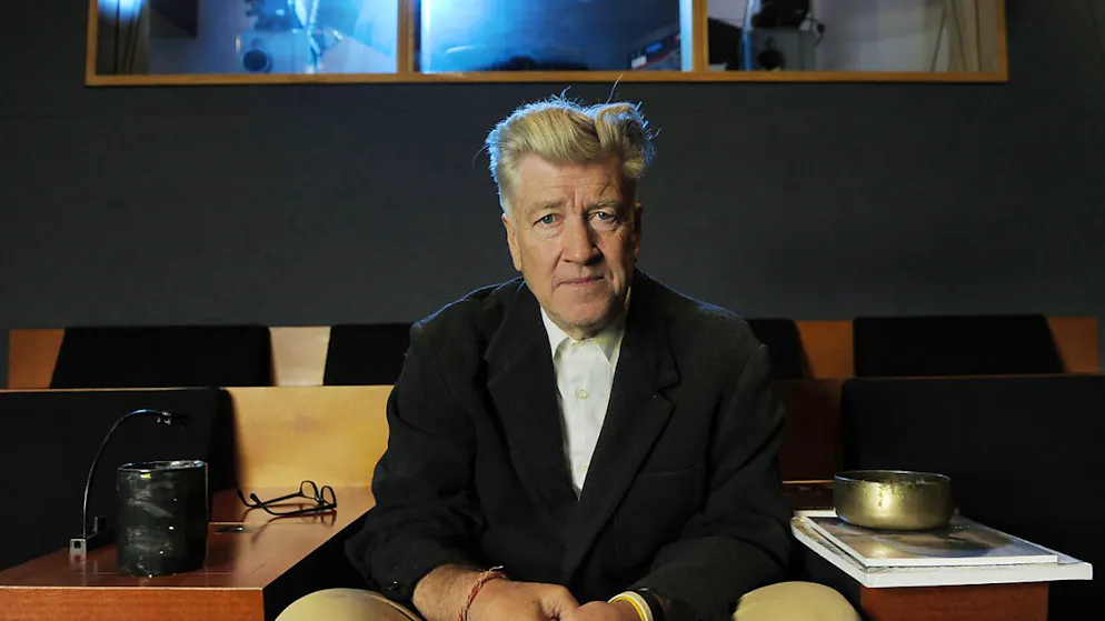 Il celebre regista americano David Lynch in una foto d'archivio