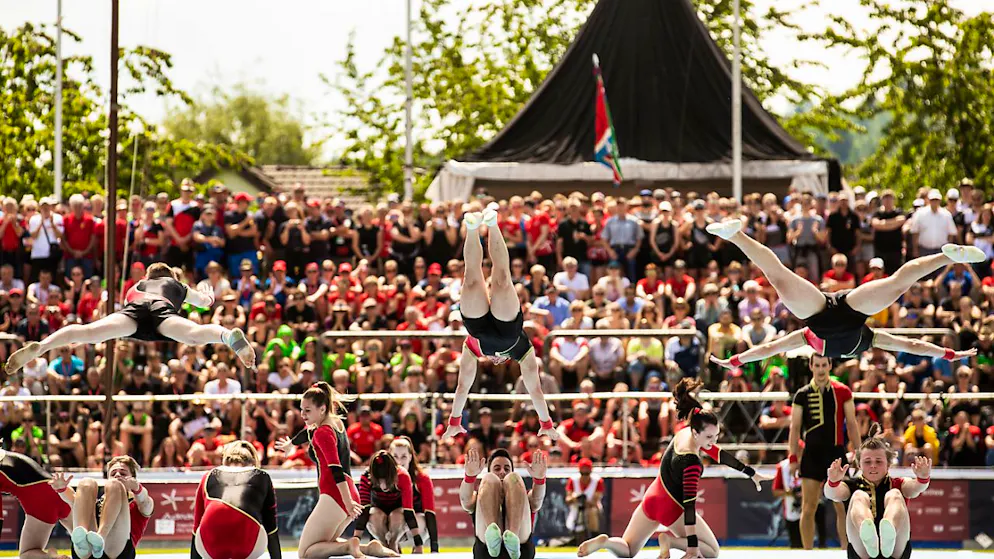 La précédente Fête fédérale de gym avait eu lieu en 2019 à Aarau (archives).