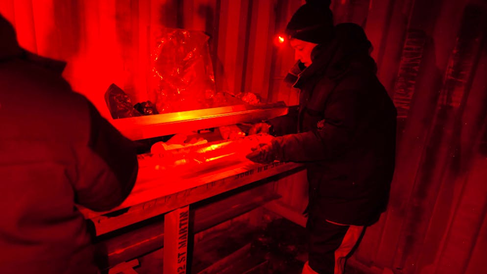 Antarktis-Bohrkern kommt nach Bern. «Weil das Eis so kostbar ist, können wir kein Risiko eingehen»