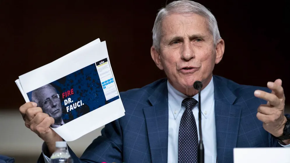 Anthony Fauci muss sich in einer Kommitee-Anhörung wegen der Covid-Massnahmen am 11. Januar 2022 in Washington erklären.