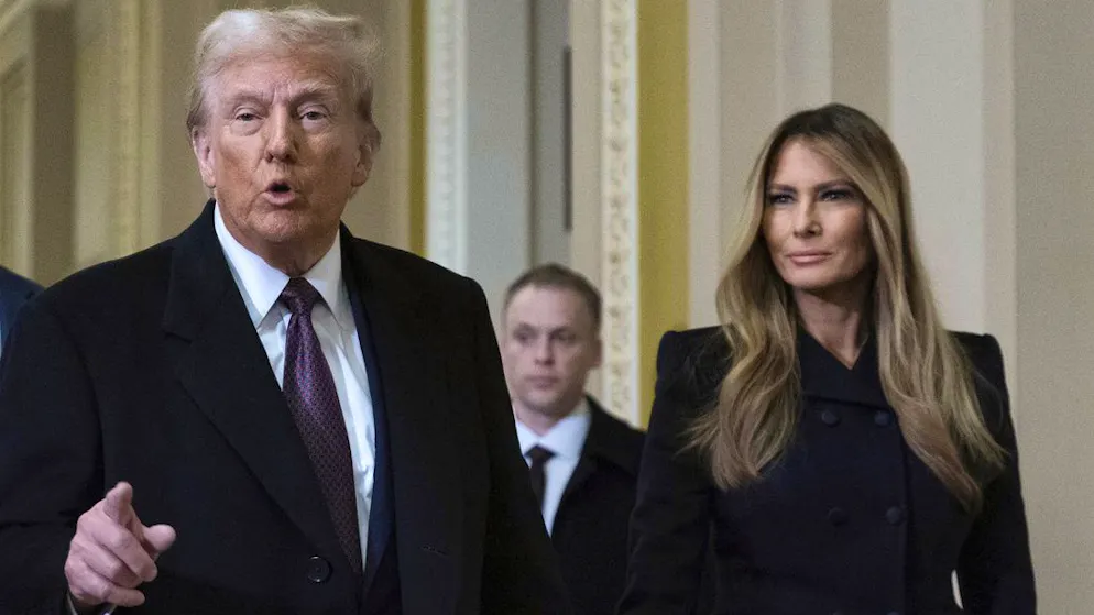 Donald und Melania Trump am 8. Januar in Washington.