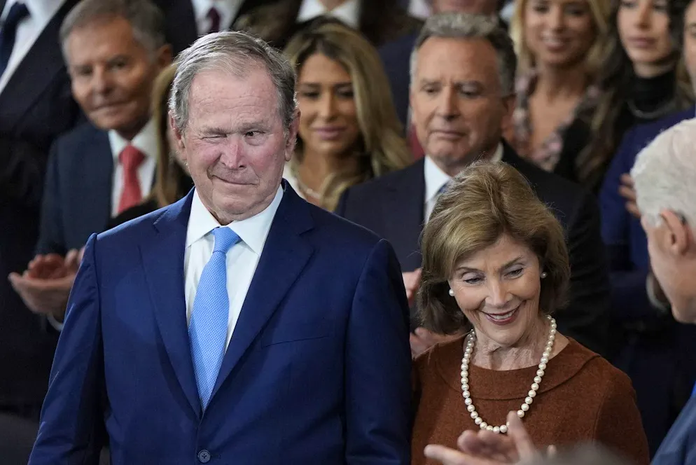 Die Bilder von Donald Trumps Amtseinführung. George W. Bush und Laura Bush