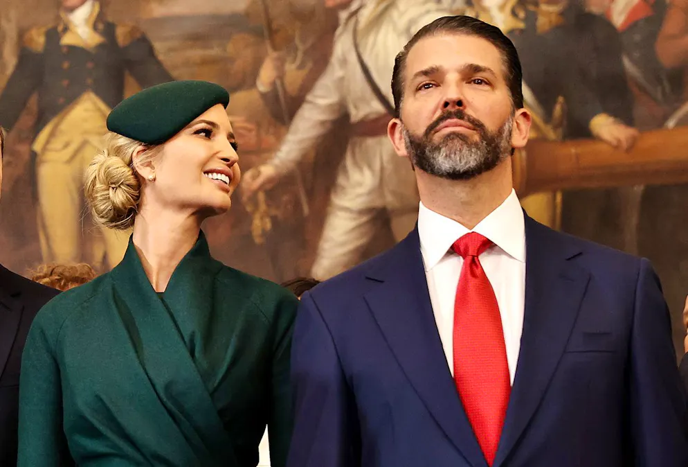 Die Bilder von Donald Trumps Amtseinführung. Ivanka Trump und Donald Trump Jr.