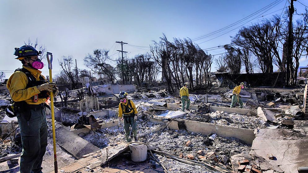 Les feux à Los Angeles ont fait depuis le 7 janvier au moins 27 morts, détruit près de 16'000 hectares et dévasté certains quartiers (archives).