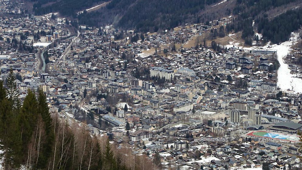 La cittadina di Chamonix in una foto d'archivio