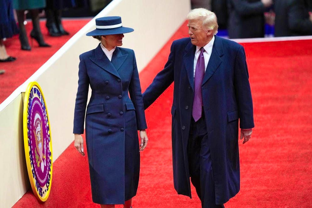 This hat was a talking point.