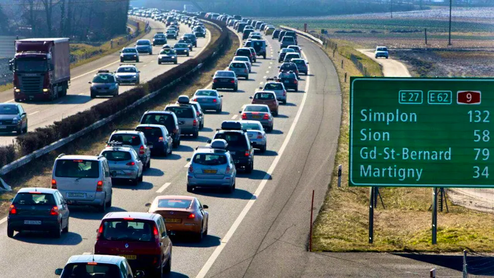 Due to the sports vacations, higher traffic volumes are to be expected in many places in the coming weeks. (archive picture)