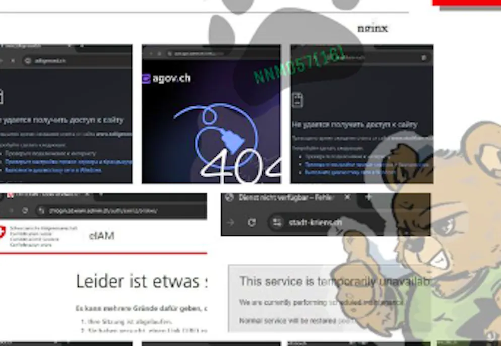 Zahlreiche Internetseiten funktionieren nicht mehr. 