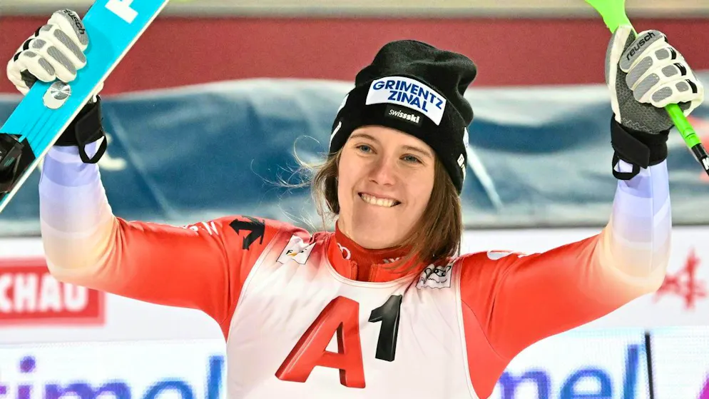 Camille Rast visera le podium mardi à Plan de Corones.