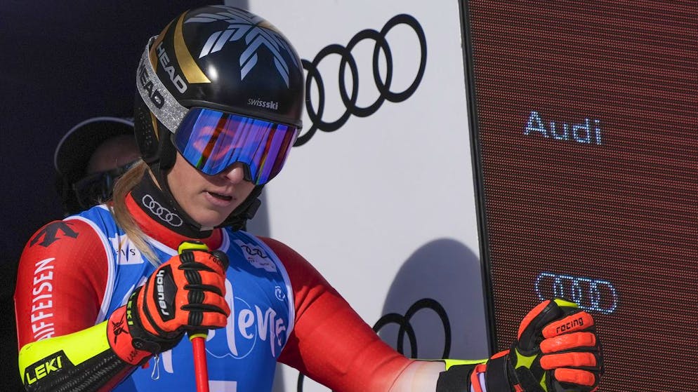 Lara Gut-Behrami est bien partie pour monter sur le podium.