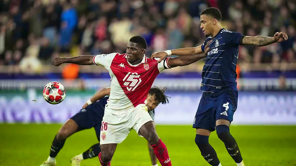Breel Embolo scored with Monaco in an important win against Aston Villa