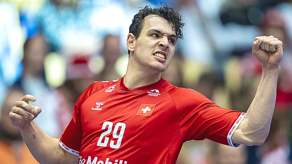 Handball World Championship. Swiss national team wins first main round match against Tunisia