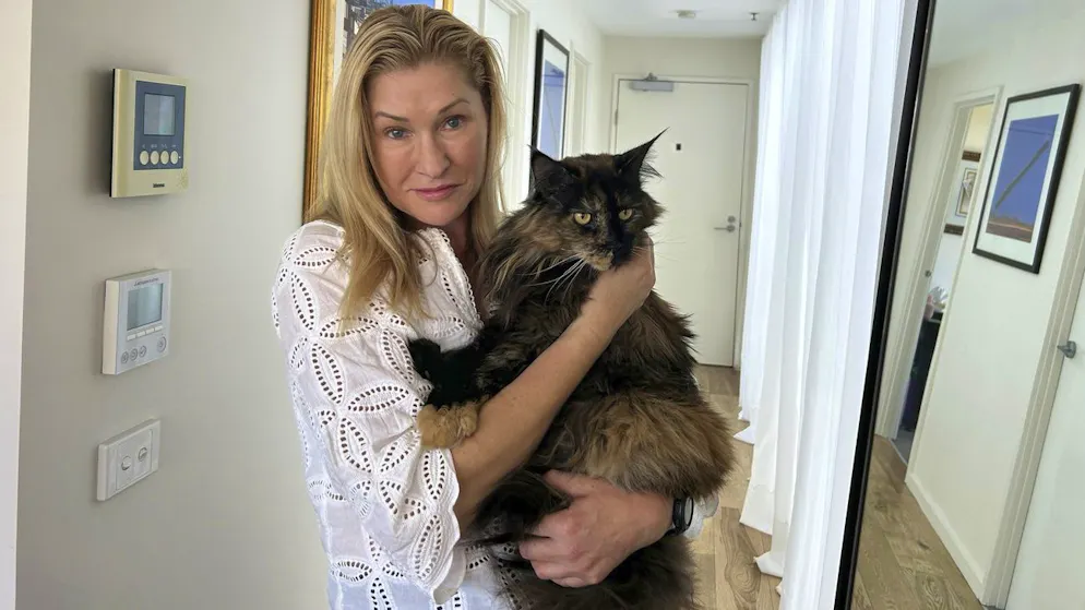 Mittens musste dreimal zwischen Neuseeland und Australien hin.- und herfliegen, ehe sie sich in die Arme von Halterin Margo Neas kuscheln konnte. 