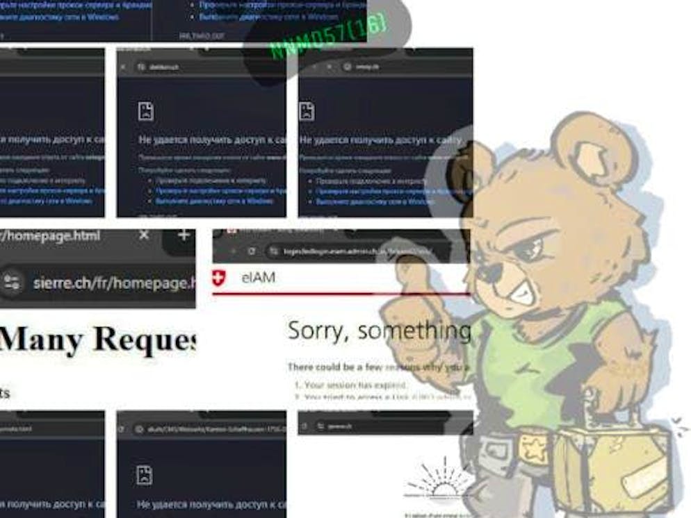 Gli hacker russi hanno nuovamente paralizzato diversi siti web svizzeri. 