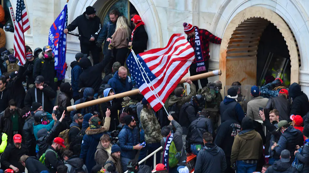 Trumps triumphierende Straftäter und Zweifel am Rechtssystem - Gallery. Der Angriff auf das US-Kapitol vor vier Jahren war eine Zäsur für die USA. (Archivbild)