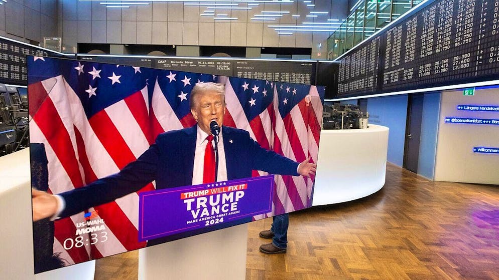 Stock markets around the world are benefiting from the change of power in the USA. With Trump, there is a sense of optimism in the market, according to traders.(symbolic image)