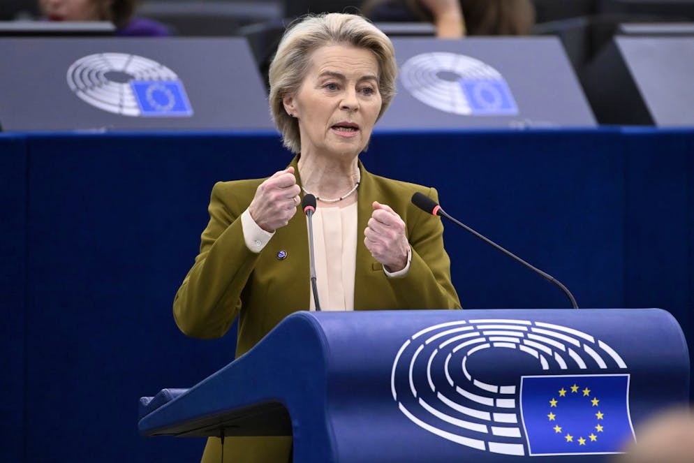 Von der Leyen è tornata all'Europarlamento.