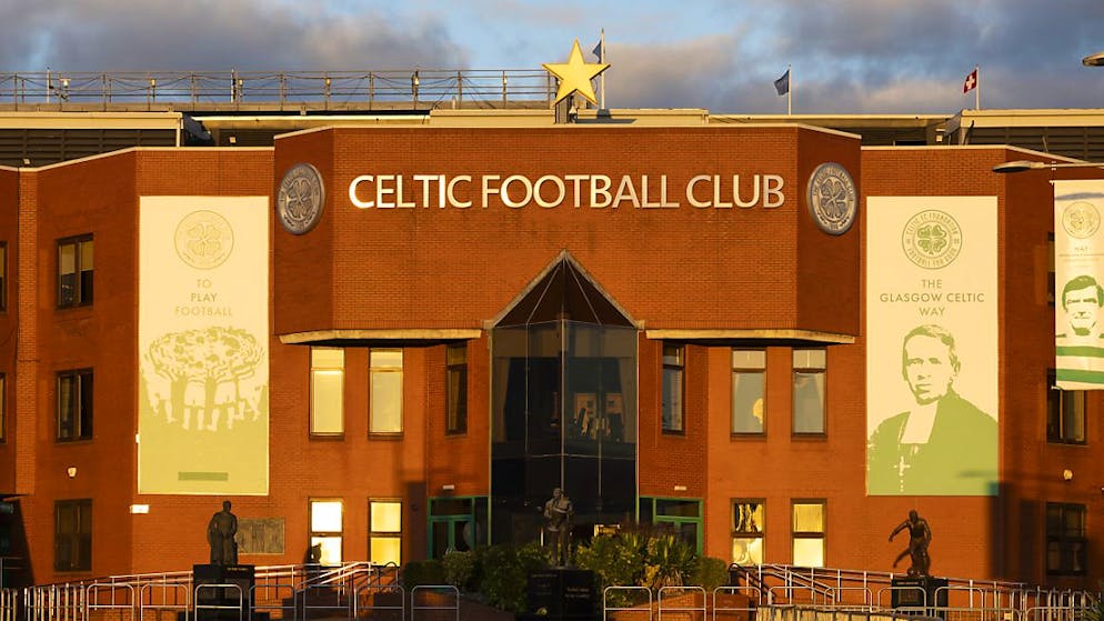 Visiting Celtic Glasgow. Young Boys' last European Cup trip for the time being