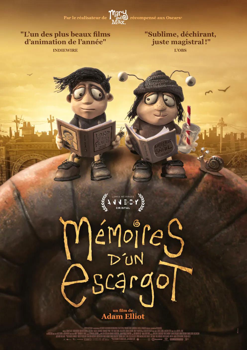 Mémoires d'un escargot. Affiche du film