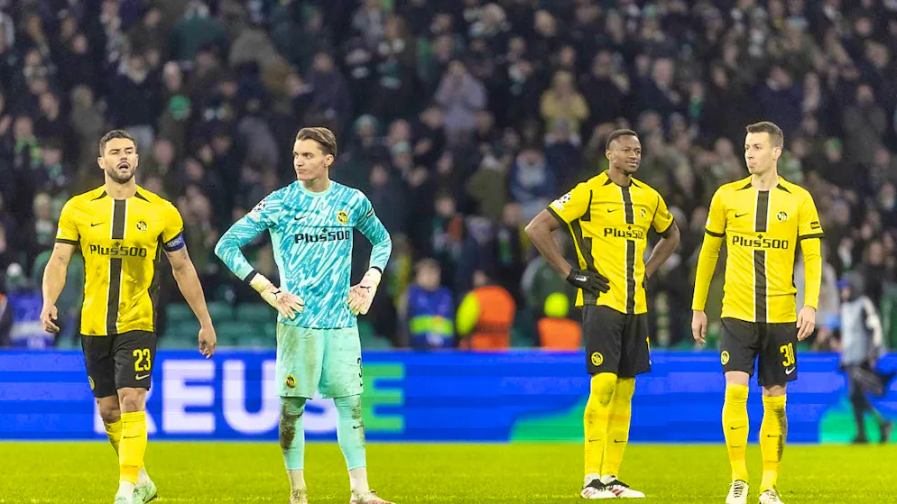 Young Boys also lose at Celtic after Benito's own goal - Gallery. Loris Benito (left) scores an own goal in the 86th minute that decides the game