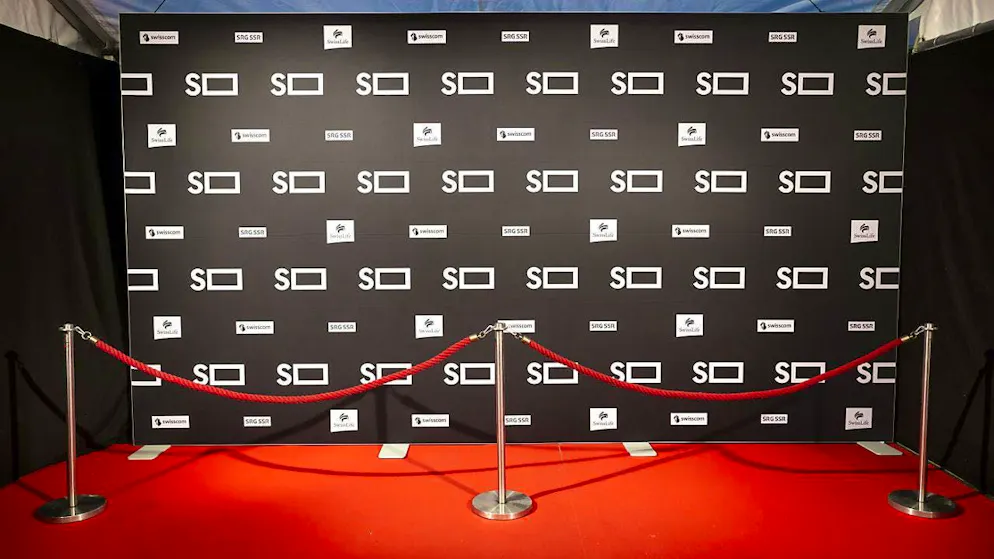 The red carpet was laid out before the opening of the 60th Solothurn Film Festival. This is where the guests of honor are received. (archive picture)