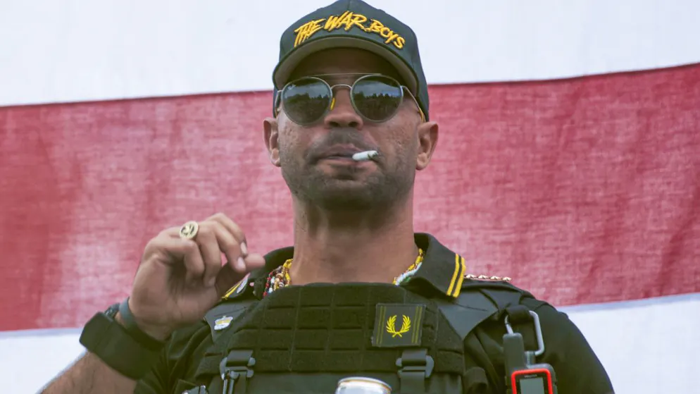 Il leader dei Proud Boys Henry "Enrique" Tarrio