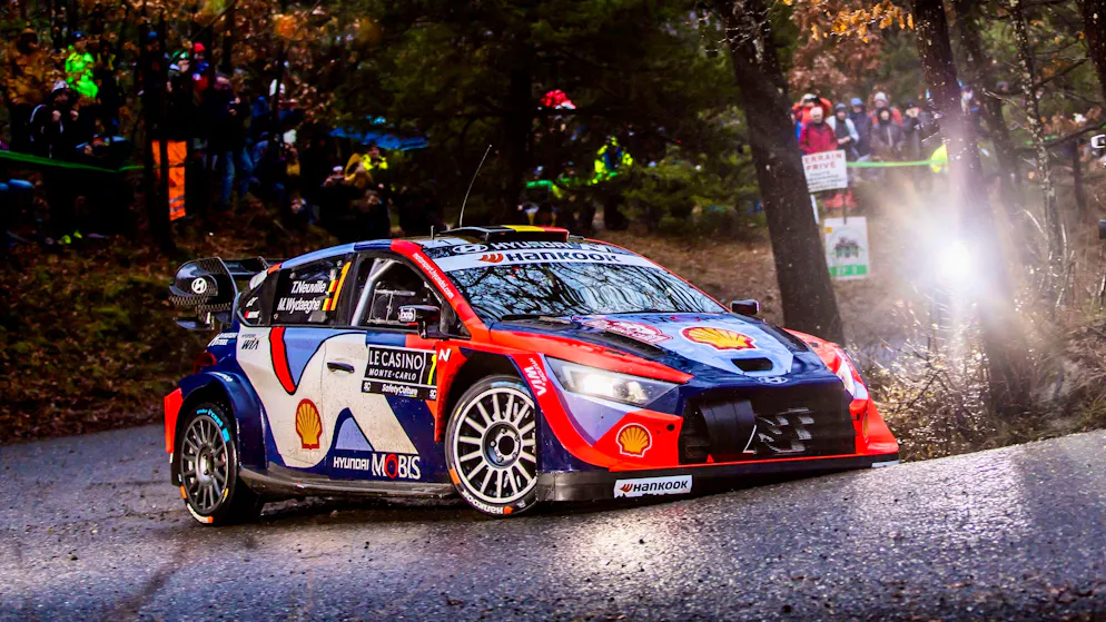 Thierry Neuville a pris la tête du Rallye Monte-Carlo à l'issue de la première journée.