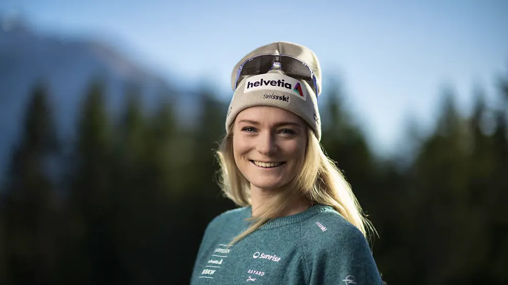 Die Schweizer Biathletin Amy Baserga zeigt sich zweieinhalb Wochen vor der Heim-WM in Lenzerheide in guter Form.