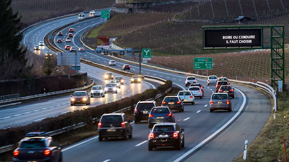 La campagne du Bureau de prévention des accidents (BPA) "Au volant, un verre suffit à troubler la vision" a permis de sensibiliser 4882 automobilistes et a donné lieu à 171 dénonciations dans le canton de Vaud (archives).