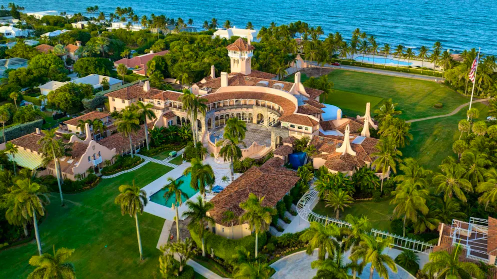 Donald Trump uses his Mar-a-Lago estate in Palm Beach, Florida, as a private club.