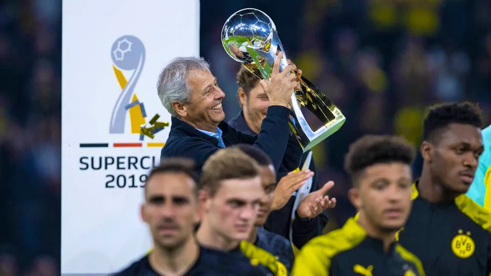 Lucien Favre leads Dortmund to victory in the Supercup.