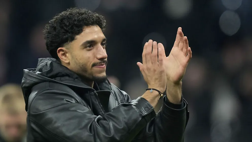 Omar Marmoush hatte sich bereits am Freitag von den Fans der Eintracht Frankfurt verabschiedet