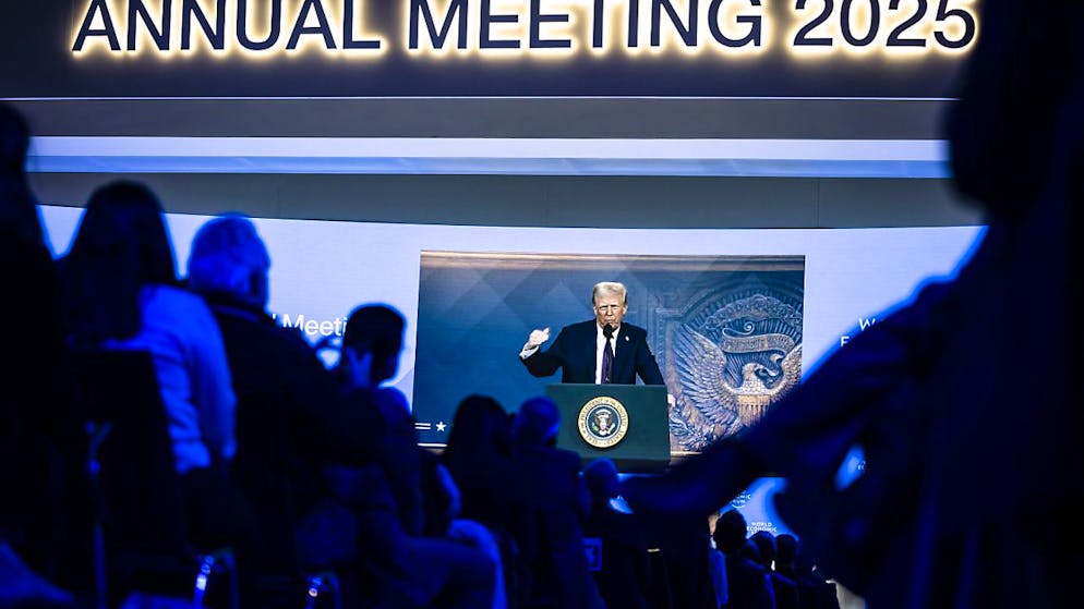 US-Präsident Donald Trump wird am World Economic Forum 2026 in Davos teilnehmen.