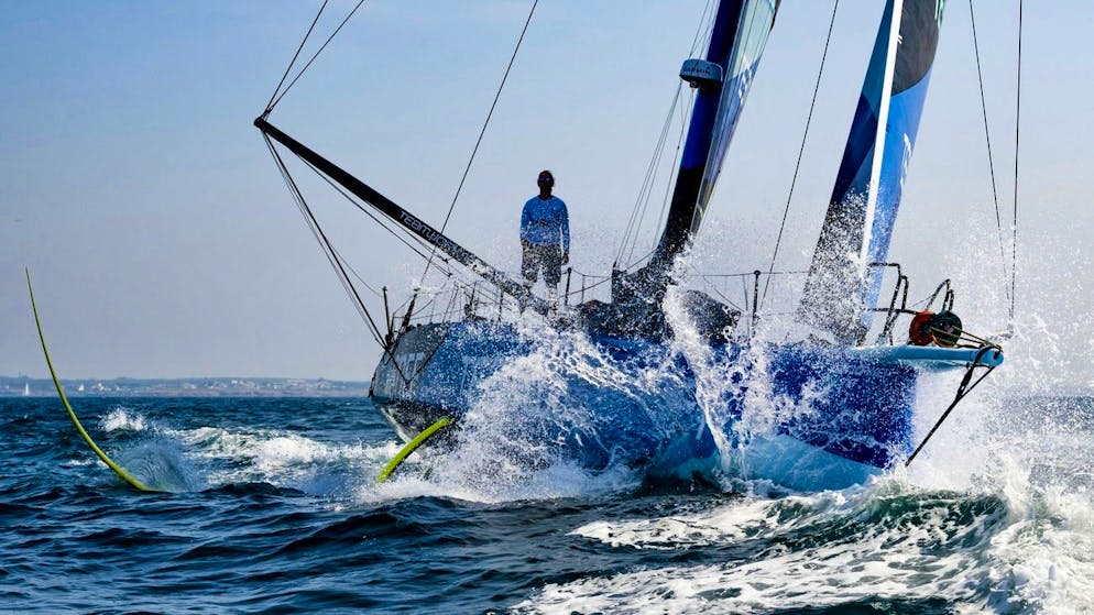 Justine Mettraux devrait arriver aux Sables-d'Olonne dans la nuit de vendredi à samedi.