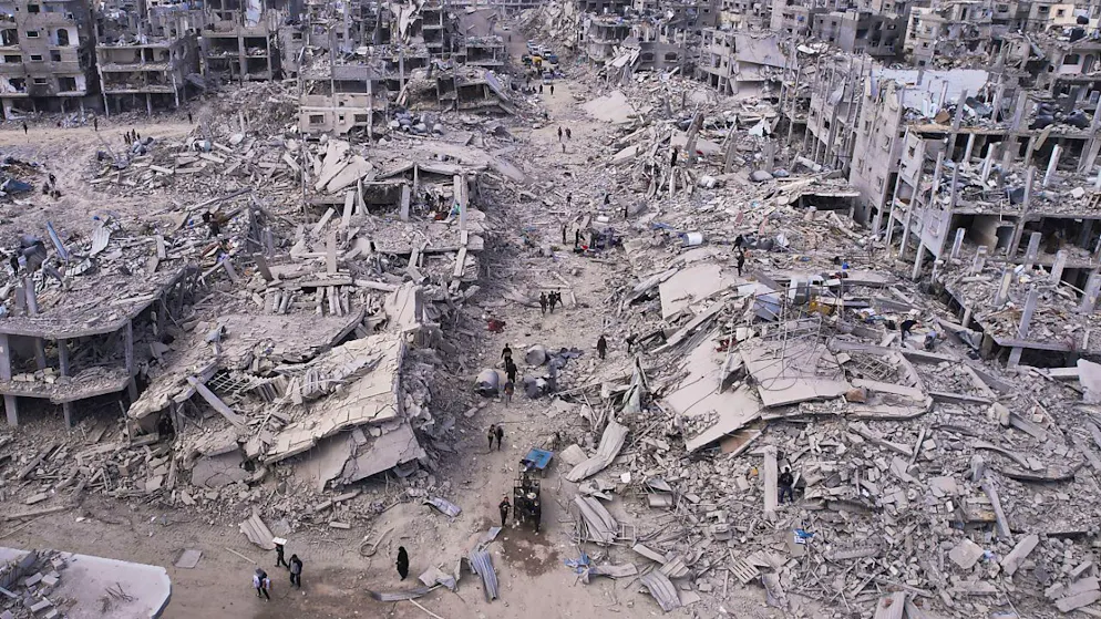 Distruzioni causate da Israele a Rafah