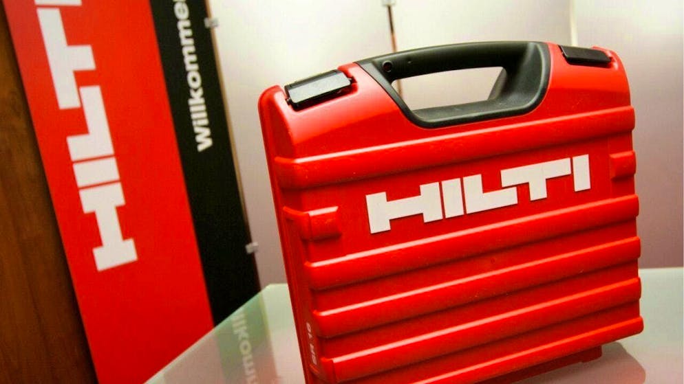 Construction equipment manufacturer Hilti felt the effects of the difficult market environment for the construction industry last year. The strong Swiss franc also continued to create headwinds. This slowed down sales. (archive picture)