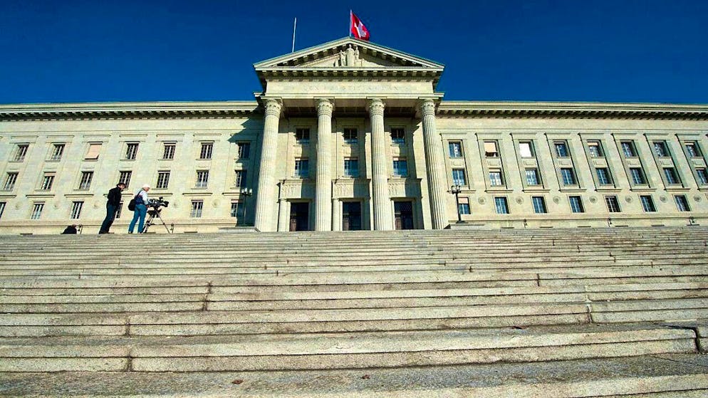 In the future, it should be possible to sanction judges who make mistakes in federal courts - the picture shows the Federal Supreme Court in Lausanne. (Archive image)