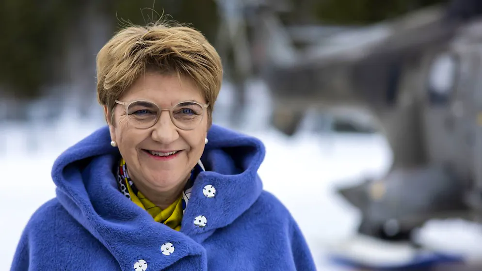 Viola Amherd al WEF di Davos