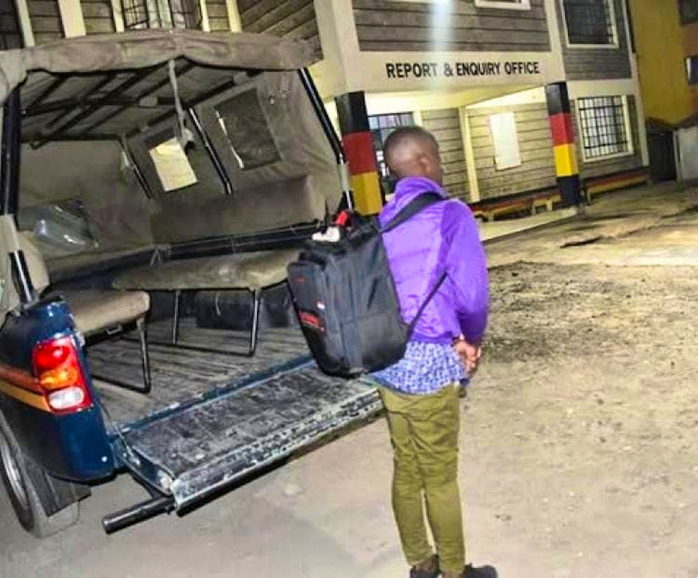 The Kenyan police have published this picture of the alleged perpetrator.