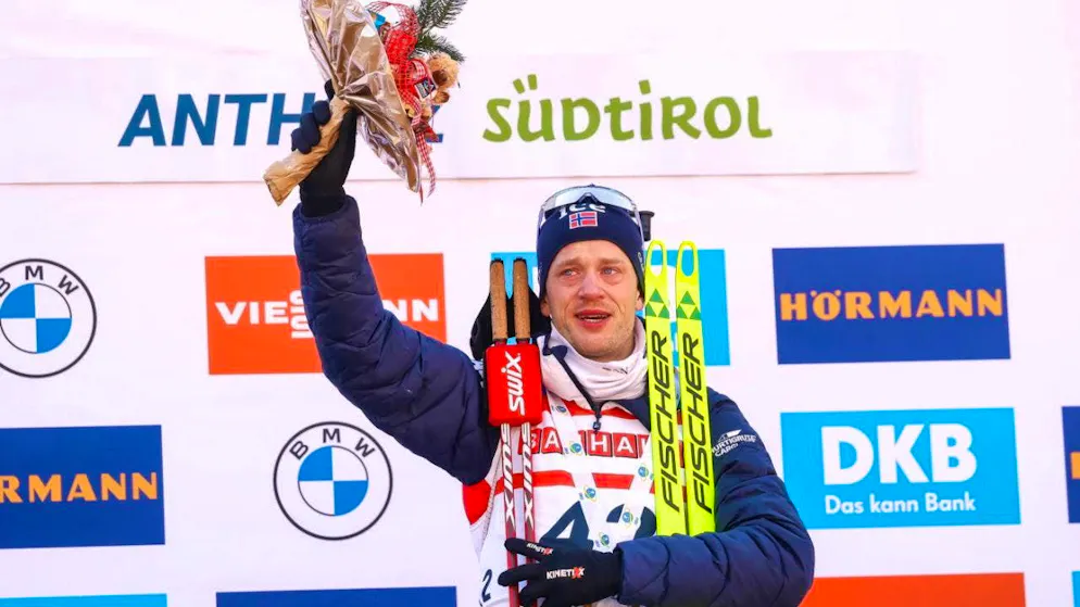 After winning in Antholz, Tarjei Bö announced his retirement at the end of the season