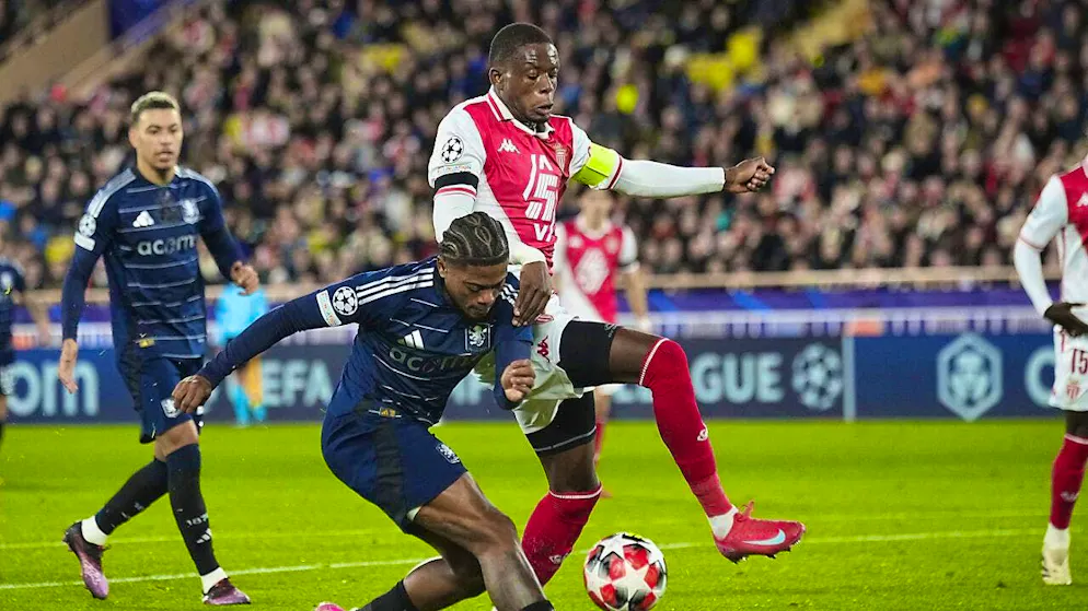 Monaco captain Denis Zakaria injured in the league game against Rennes.