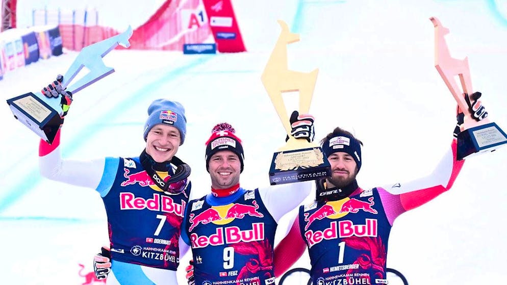 Odermatt's eighth downhill in Kitzbühel should bring the first victory - Gallery. The first downhill podium for Marco Odermatt, who was beaten only by Beat Feuz in the second downhill in 2022