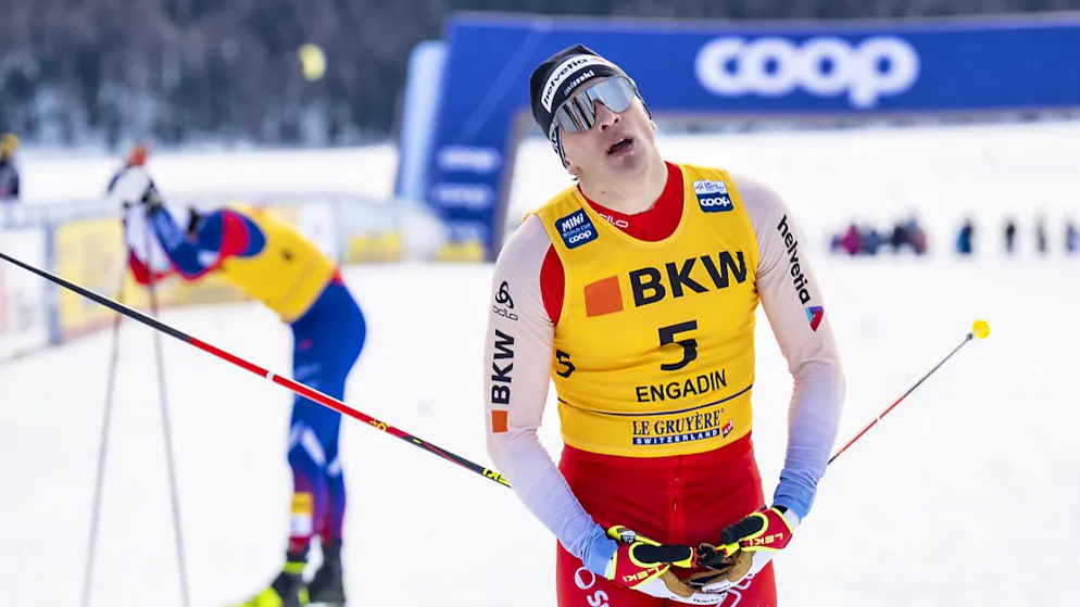 Valerio Grond (cinquième) a manqué le coche en finale à Silvaplana.