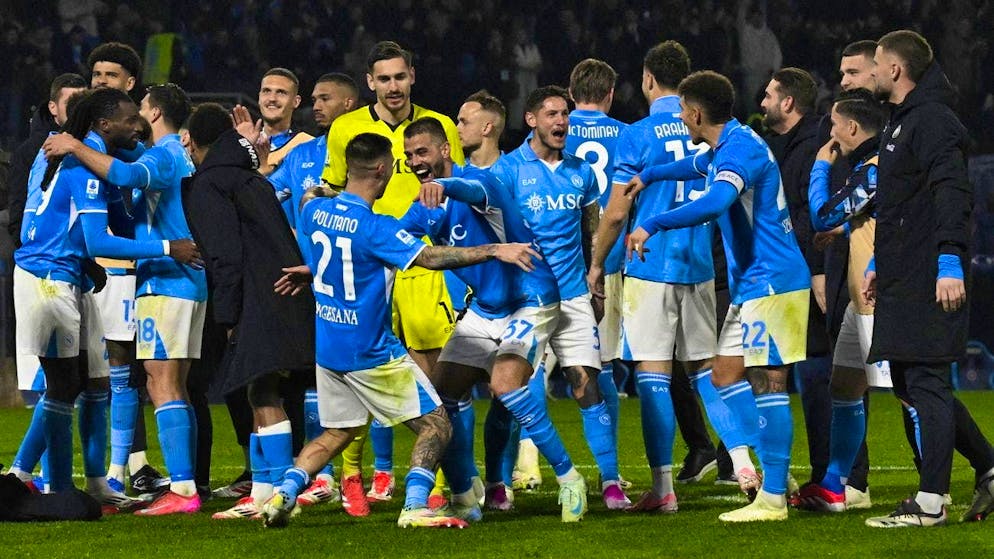 Great jubilation in the Napoli camp.